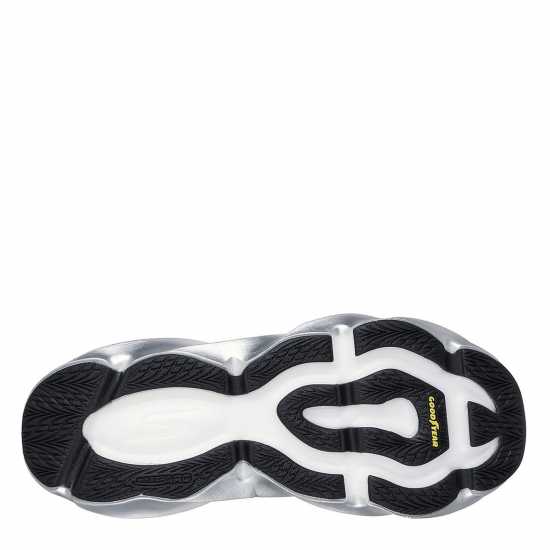 Skechers Aero Burst Running Trainers Mens Black/White Мъжки маратонки за бягане