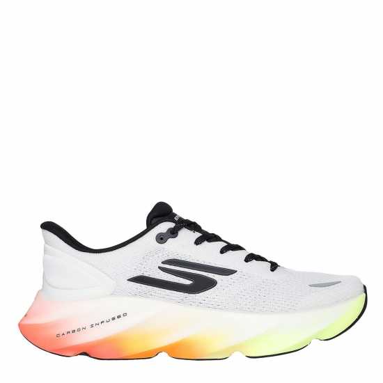 Мъжки маратонки за бягане Skechers Aero Burst Running Trainers Mens White/Multi Skechers Aero Burst Running Trainers Mens White/Multi Мъжки маратонки за бягане