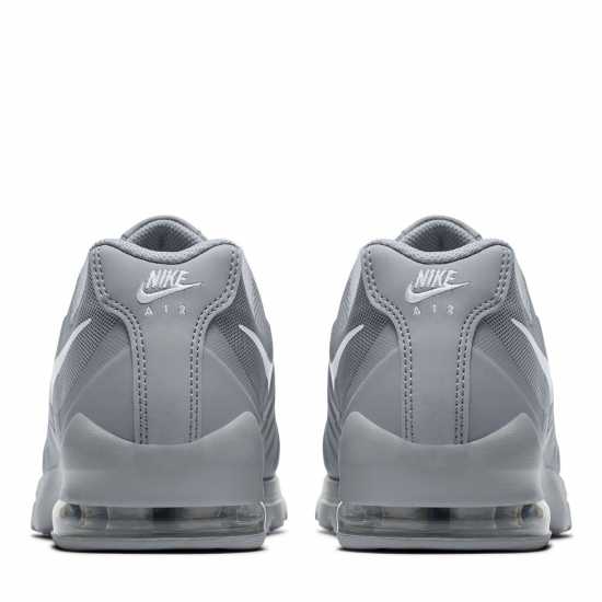 Nike Air Max Invigor Trainers Mens Grey/White Мъжки високи кецове