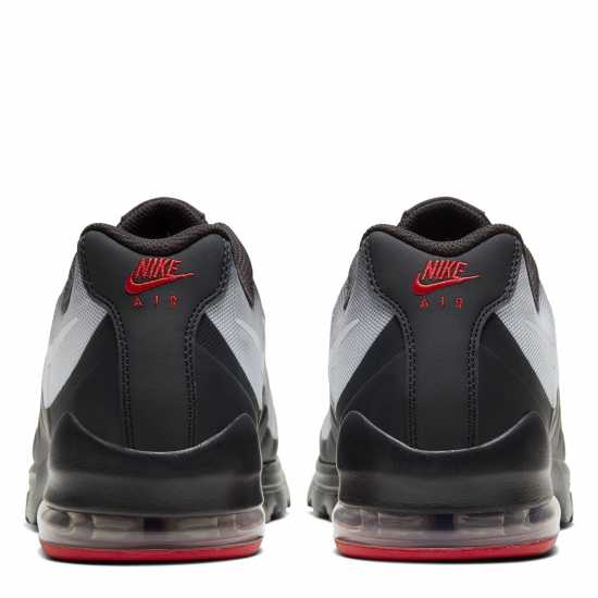 Nike Air Max Invigor Trainers Mens Grey/Black/Red Мъжки високи кецове