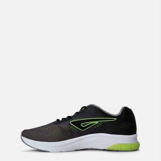 Karrimor Tempo Running Trainers Mens Сиво/Лайм Мъжки маратонки
