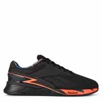 Reebok Nano X3 Shoes Runners Unisex Adults Core Black/Oran Мъжки маратонки