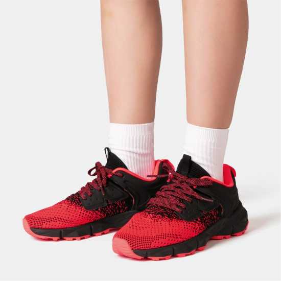 Donnay Knit Runner Men Черно/Розово Червено 