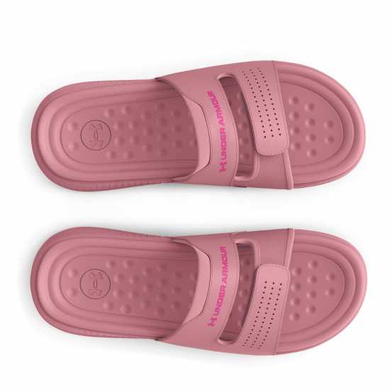 Under Armour Ansa Studio Slides Womens Pink Elixir Дамски сандали и джапанки