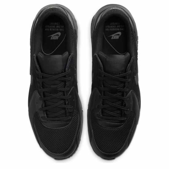 Nike Mens Air Max Excee Trainers Black/Black/Gry - Мъжки маратонки
