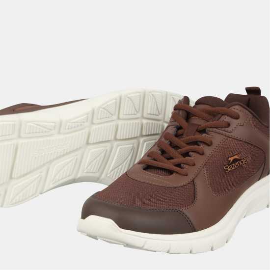 Slazenger Force Mesh Trainer Mens Brown 