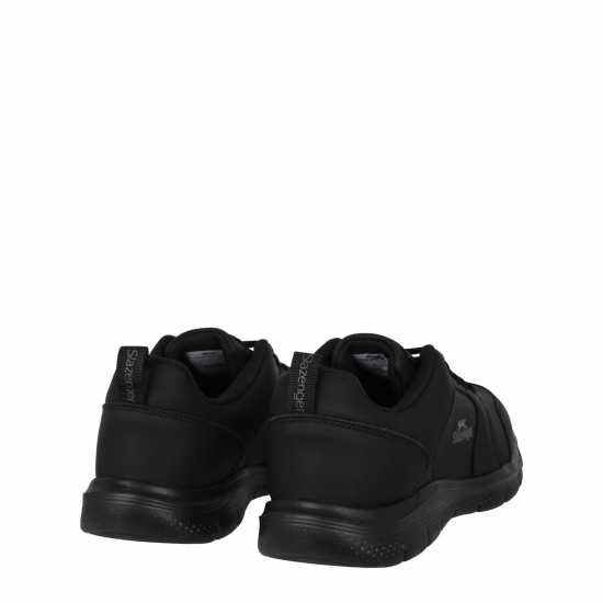 Slazenger Force Mesh Trainer Mens Черна кожа 