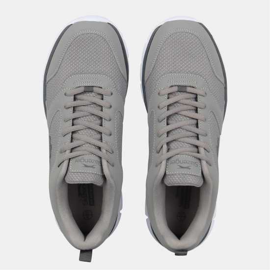 Slazenger Force Mesh Trainer Mens Сиво/Бяло 