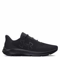 Under Armour Мъжки Обувки За Бягане Charged Pursuit 3 Big Logo Running Shoes Mens Triple Black Мъжки маратонки