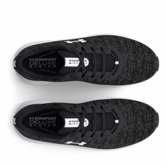 Under Armour Мъжки Обувки За Бягане Charged Impulse 3 Knit Running Shoes Mens Black Мъжки маратонки