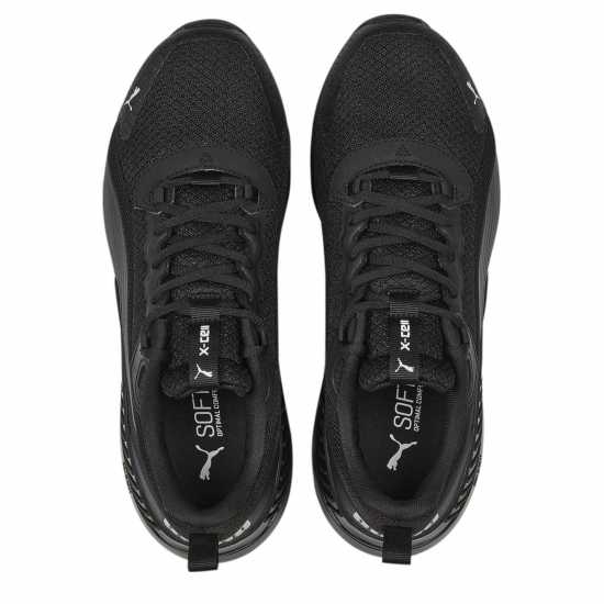 Puma Мъжки Маратонки За Бягане X-Cell Uprise Mens Running Shoes Black/White Мъжки маратонки