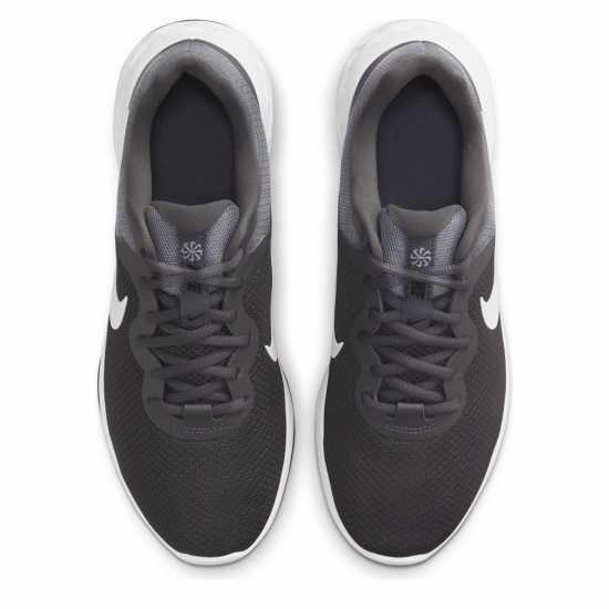 Nike Мъжки Обувки За Бягане Revolution 6 Road Running Shoes Mens Grey/White Мъжки маратонки
