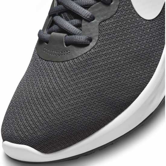 Nike Мъжки Обувки За Бягане Revolution 6 Road Running Shoes Mens Grey/White Мъжки маратонки