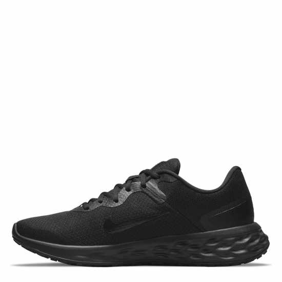 Nike Мъжки Обувки За Бягане Revolution 6 Road Running Shoes Mens Triple Black Мъжки маратонки