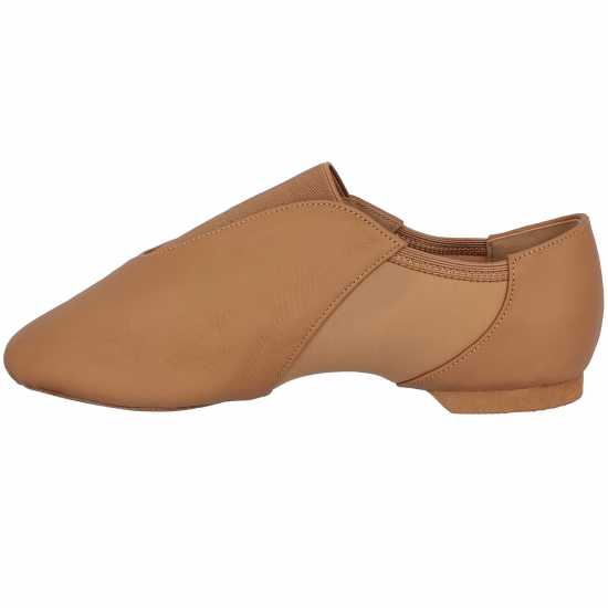 Slazenger Split Sole Leather Jazz Shoe Nude Дамски маратонки за фитнес