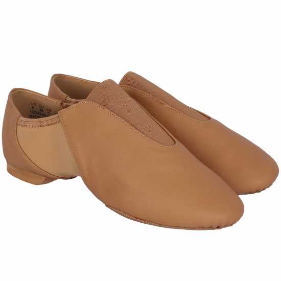 Slazenger Split Sole Leather Jazz Shoe Nude Дамски маратонки за фитнес