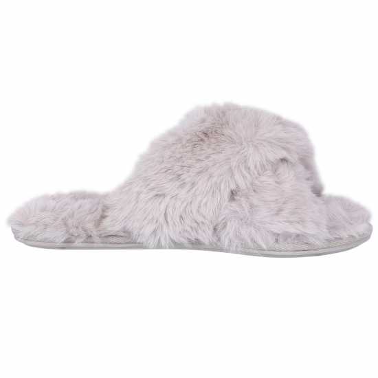 Чехли Jack Wills Fluffy Cross Strap Slippers Jack Wills Fluffy Cross Strap Slippers Чехли