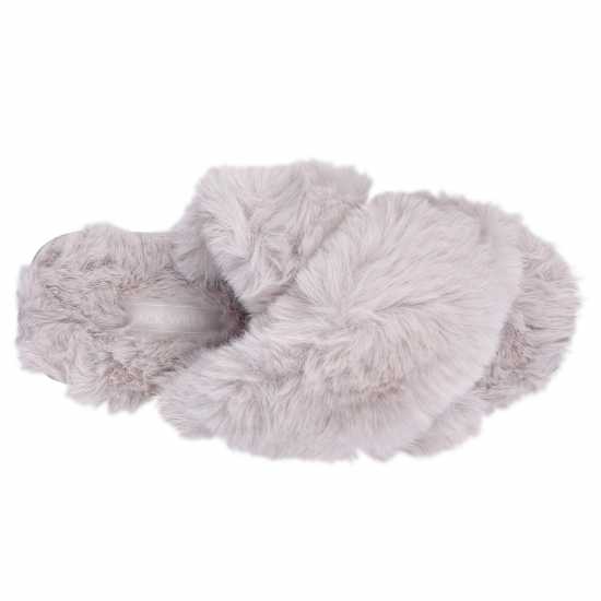 Чехли Jack Wills Fluffy Cross Strap Slippers Jack Wills Fluffy Cross Strap Slippers Чехли