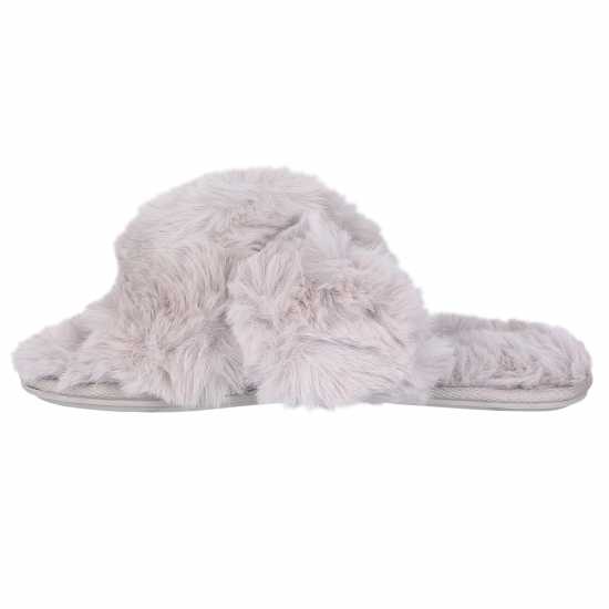 Чехли Jack Wills Fluffy Cross Strap Slippers Jack Wills Fluffy Cross Strap Slippers Чехли