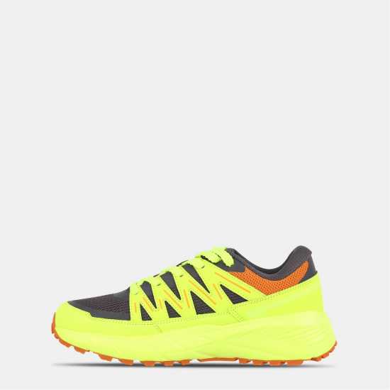 Karrimor Caracal Trail Trainers Mens Grey/Yellow 