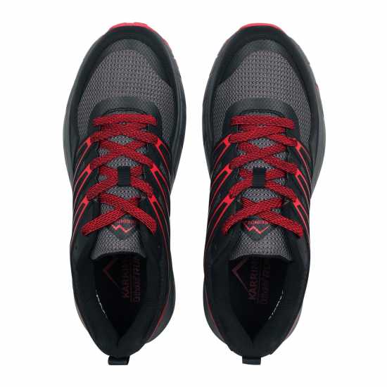 Karrimor Caracal Trail Trainers Mens Черно/Сиво/Червено Мъжки маратонки за бягане