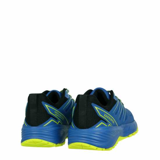 Karrimor Caracal Trail Trainers Mens Синьо/Лайм Мъжки маратонки за бягане