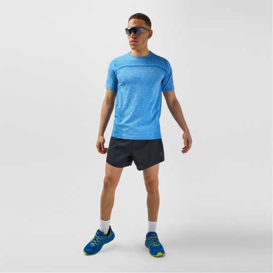 Karrimor Caracal Trail Trainers Mens Синьо/Лайм Мъжки маратонки за бягане