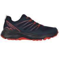 Мъжки Маратонки Бягане По Пътеки Karrimor Caracal Mens Trail Running Shoes Navy/Orange Мъжки маратонки