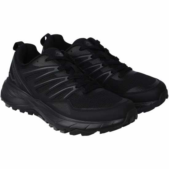 Мъжки Маратонки Бягане По Пътеки Karrimor Caracal Mens Trail Running Shoes Black/Black Мъжки маратонки