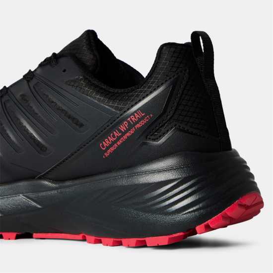 Karrimor Мъжки Маратонки Caracal Waterproof Mens Trainers Черно/Червено Мъжки маратонки за бягане
