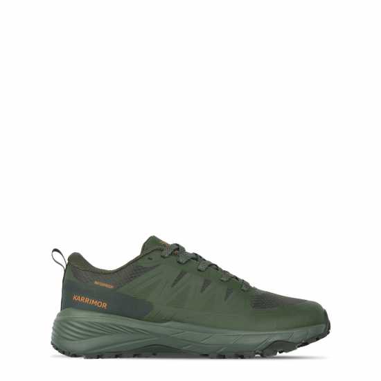 Karrimor Мъжки Маратонки Caracal Waterproof Mens Trainers Хаки/Оранжево Мъжки маратонки за бягане
