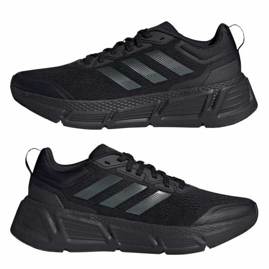 Adidas Questar Shoes Mens Black/Black Мъжки маратонки