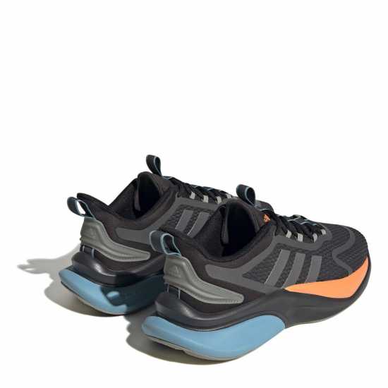 Adidas Мъжки Маратонки Alphabounce + Sustainable Mens Trainers Carbon/Grey/Ora Мъжки маратонки
