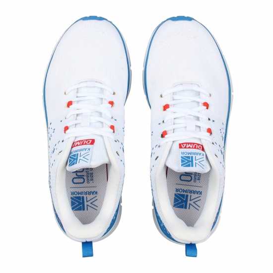 Мъжки маратонки за бягане Karrimor Мъжки Обувки За Бягане Duma 6 Running Shoes Mens White/Blue Karrimor Мъжки Обувки За Бягане Duma 6 Running Shoes Mens White/Blue Мъжки маратонки за бягане