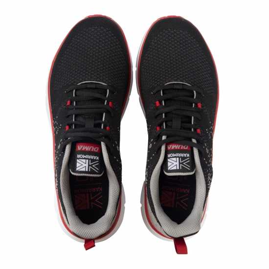 Karrimor Мъжки Обувки За Бягане Duma 6 Running Shoes Mens Черно/Червено Мъжки маратонки за бягане