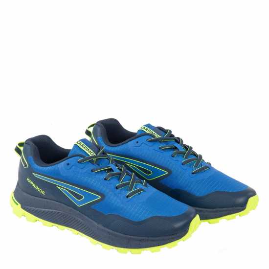 Мъжки Маратонки За Бягане Karrimor Tempo  8 Mens Trail Running Trainers Blue/Lime Мъжки маратонки