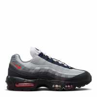 Nike Air Max 95 Essential Shoes Mens Grey/Blk/Red Мъжки маратонки