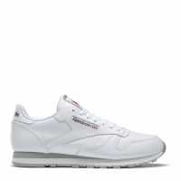 Reebok Мъжки Кожени Маратонки Classic Leather Mens Trainers Бяло Мъжки маратонки