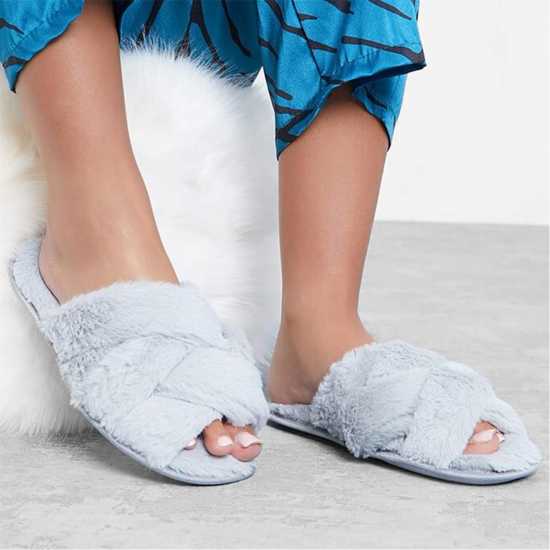 Woven Soft Fluffy Slippers