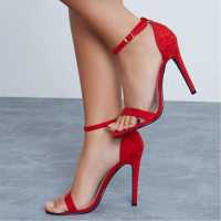 Stiletto Barely There Heeled Sandals