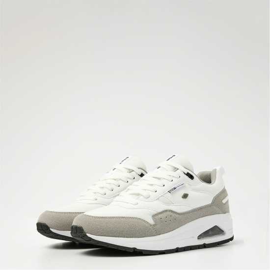 British Knights Lennox Trainers Adults Бяло/Сиво British Knights Lennox Trainers Adults Бяло/Сиво