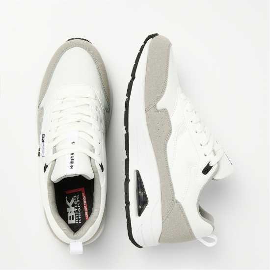 British Knights Lennox Trainers Adults Бяло/Сиво British Knights Lennox Trainers Adults Бяло/Сиво