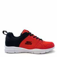 Slazenger Мъжки Обувки За Бягане Force Mesh Running Shoes Mens Red Мъжки маратонки