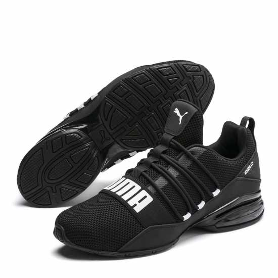 Puma Cell Regulate Trainers Mens Черно/Бяло Puma Cell Regulate Trainers Mens Черно/Бяло