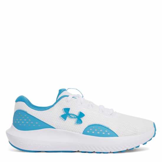 Under Armour Мъжки Маратонки За Бягане Charged Surge 4 Mens Running Shoes Бяло/Синьо 