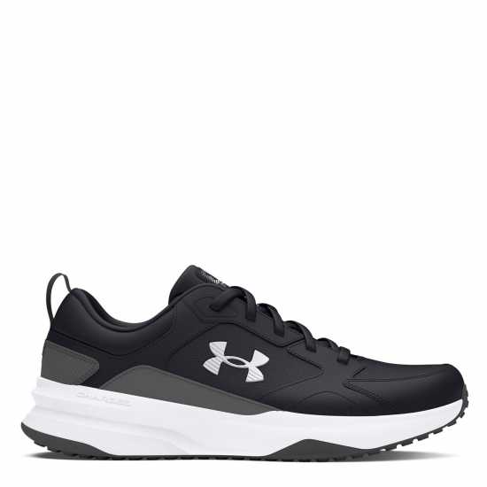 Under Armour Charged Edge Training Shoes Mens Черен/Сив/Бял 
