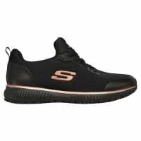 Skechers Work: Squad Sr Black Работни обувки