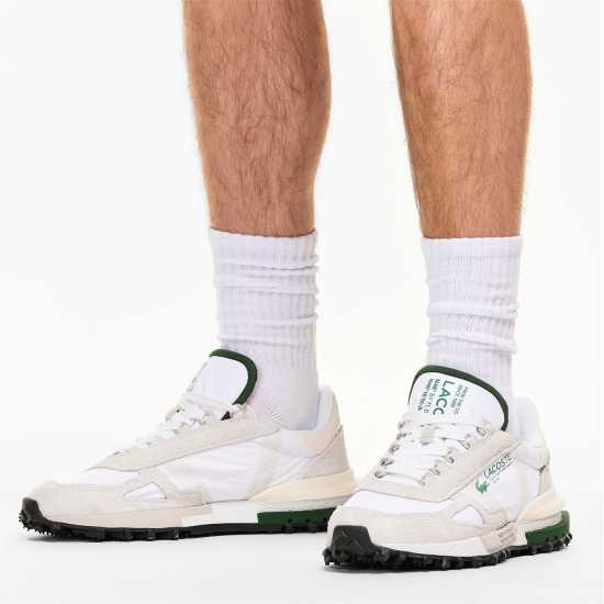 Lacoste Elite Active Trainers Wht/Wht 21G 