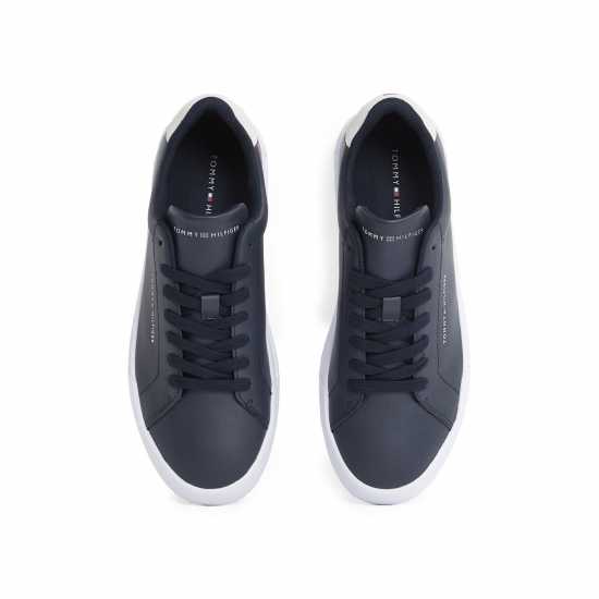Tommy Hilfiger Ниски Спортни Обувки Court Leather Low Top Trainers Морско синьо/Бяло Tommy Hilfiger Ниски Спортни Обувки Court Leather Low Top Trainers Морско синьо/Бяло
