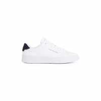 Tommy Hilfiger Ниски Спортни Обувки Court Leather Low Top Trainers Бяло/Морско синьо Tommy Hilfiger Ниски Спортни Обувки Court Leather Low Top Trainers Бяло/Морско синьо